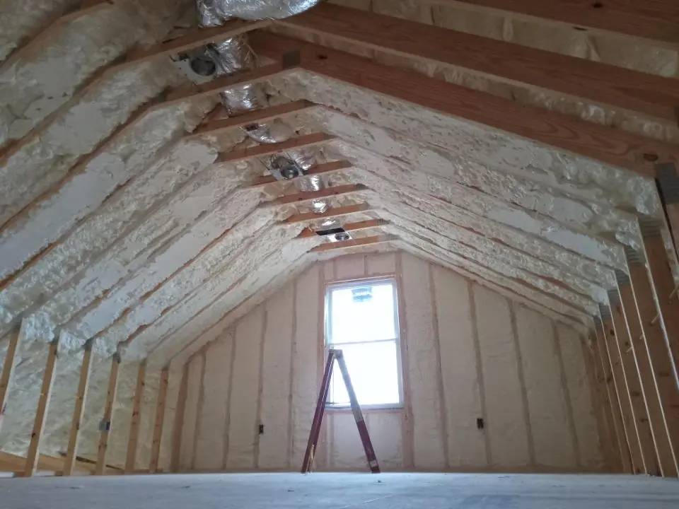 Spray foam roofing application for Crawl Space Insulation project in Allegheny